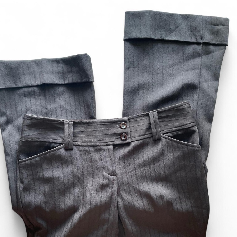 Vintage Y2K Brown Ultra Low Rise Trouser Pants
